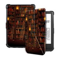 Daugiafunkcis sulankstomas stovas, apsauginis dėklas, skirtas „PocketBook Touch Lux 5 4 HD 3 616 627 632“ Black