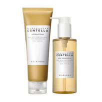 Madagascar Centella Double Cleansing Duo / Light Cleansing Oil 200ml + Ampoule Foam 125ml / Deep Cleansing & Soothing / From Korea white