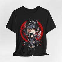Anime Itachi Grafinis Marškinėlis Vyrams Moterims Marškinėliai Viršus Marškinėliai Viršūnės | Unisex Laisvalaikio Drabužiai, Dovana Gerbėjams, Vasara S
