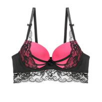 Nauja 2021 m. Lace ABC moteriška liemenėlė Sexy Black Red Pink White liemenėlė 75A raudona