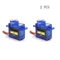 10 vnt SG90 9G mikro servo variklis RC robotas 180 laipsnių malūnsparnio lėktuvo nuotolinio valdymo pultas 2 pcs