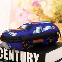 Kūrybingas mokinių 3D stereofoninis automobilinis pieštukų dėklas, skirtas vaikams pieštukų dėžutėje, mokyklos raštinės reikmenys mėlyna