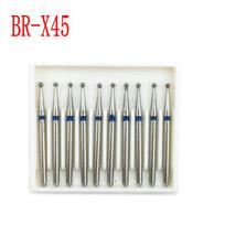 Itin ilgos deimantinės dantų kapos FG Dia-kaps 1,6 mm kotelis, skirtas didelės spartos rankinių kapų stomatologiniams įrankiams 10 vnt./pak. BR-X45
