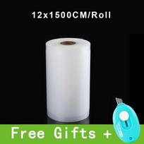 Vakuuminiai maišeliai maistui Vakuuminis sandariklis Maistas šviežias ilgai išliekantis 12+15+20+25+28cm*1500cm ritinėliai / partijų maišeliai vakuuminiam pakuotojui 12cm * 1500cm