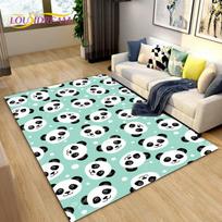 3D Animacinis Mielas Panda Plotinis Kilimas, Kilimas Svetainei, Vaikų Kambario Dekoravimui, Vaikų Žaidimų Šliaužiojimui Minkštas Neslystantis Grindų Kilimėlis Dovana 40x60cm
