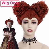 Hocus Pocus Cosplay Winifred kostiumas Raudona karalienės viduramžių suknelė Winifred Sanderson Cosplay peruko apranga Helovino kostiumas moterims WinifredWig-One&Hocus Pocus