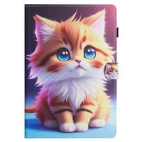 Skirta „Samsung Galaxy Tab A 10.1“, „Tab S6 Lite“, „Tab A7 Lite“, „Tab A7 10.4“, „Tab A 10.5“, „Tab S5e.. Mielas gyvūnų ir kraštovaizdžio rašto dizaino PU odinis planšetinių kompiuterių dėklas Galaxy Tab A9