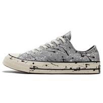 Converse Chuck 70 žemi sportbačiai su archyviniais dažų purslais, unisex, pilki pelenai-akmens juodi A01172C 37