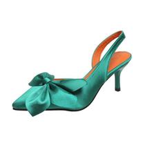 Moteriški vasariniai sandalai smailianosiais lankeliais Vieno žodžio šlepetės plokščias dugnas retro stiliaus kvėpuojantys sandalai Zapatos Para Mujer 35 žalia
