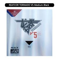 Reaktorius TORNADO V5 40+ (Lipni, Forhend kilpa) Stalo teniso guminė stalo teniso kempinė su ITTF patvirtinta Medium-Black