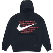 Nike Sportswear Swoosh Puloveris su gobtuvu Megztinis Vyriški Viršutiniai Drabužiai Juodas CJ4864-010 XL