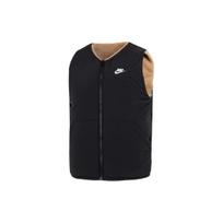 Nike Dvipusis Fleece Liemenė Su Logotipo Spaudiniu Ir Kišenės Detale Vyriška Liemenė Juoda DQ4879-258 XL