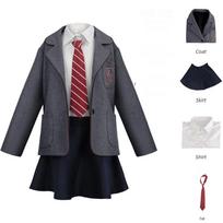 Matilda Muzikinis Cosplay Kostiumai Vaikai Mergaitėms Matilda Mokyklinė uniforma Visiškai Kostiumai Britų stiliaus Jk Suknelių Komplektai Helovino Vaidmenų Kostiumai Moterims M