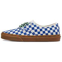 Vans Authentic Checkerboard - Blue Gum Braided Laces Unisex Sneakers White VN0009PVY6Z 36