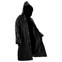 EVA Unisex lietpaltis pastorintas lietpaltis moteriškas vandeniui atsparus vyriškas juodas Camping vandeniui atsparus lietpaltis XXXL juoda