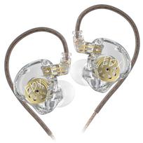 KZ EDX Lite In Ear Hifi ausinės 3,5 mm laidinės stereo ausinės Triukšmą slopinančios ausinės su mikrofonu Fashion Sport ausinėmis. No Mic balta