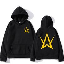Grafiniai Drabužiai Alan-Walker Raperis Grafiniai Džemperiai Sunkus Mentalinis Stilius Unisex Gatvės Apranga Žieminiai Vilnos Džemperiai su Gobtuvu Džemperis XS juoda