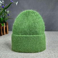 Nauja Angoros triušio plaukų žieminė kepurė moterims Megztos snapeliai Kepurė Moteriška Minkšta Šilta kelioninė Skullies Pupelės 52-60cm