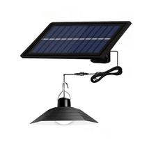 Saulės pakabinami šviestuvai Super ryškus 2/1 galvos liustra IP65, atsparus vandeniui, skirtas vidaus stoginei, tvartei, lauko sodo terasai saulės lempa 1 Lamp - Warm Color