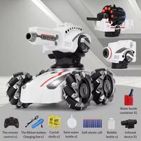 Naujas 3in1 2.4G 4WD RC bakas vandens bomba laikrodžio gestų jutimo visureigis Drift nuotolinio valdymo bakas su muzikine lempute RC automobilių vaikams žaislais Remote control
