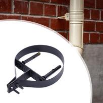 8 colių Kamino vamzdžio laikiklis Reguliuojamas tvirtas Židinio dalys Krosnelės spaustukas juoda