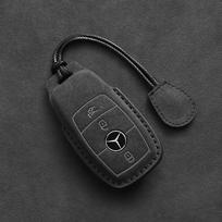 Odinis automobilio raktų dėklas, skirtas Mercedes Benz ACESG klasės GLC CLE CLA GLB GLS W177 W205 W213 W222 X167 AMG Fob zomšos priedai