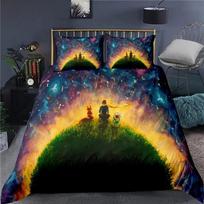 Anime Mažasis Princas Le Petit Prince Patalynės Komplektas Berniukams Mergaitėms Twin Queen Dydžio Antklodės Užvalkalas Pagalvės Užvalkalas Lovos Vaikams Suaugusiems 70x133cm 2pcs