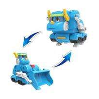 Naujausios Min Gogo Dino ABS deformacinės automobilio / lėktuvo veiksmo figūrėlės REX / PING / VIKI / TOMO transformacijos dinozaurų žaislai vaikams Dovana