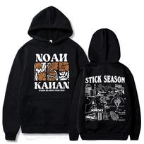 Noah Kahan Hoody Noah Kahan Stick Season Hoody M juoda