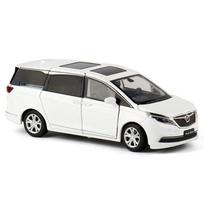 1/32 Buick GL8 ES Avenir Žaislinio automobilio modelis Metalinis lietas lydinys MPV Transporto priemonės Miniatiūra Garsas ir šviesa Kolekcija Dovana Berniukui Vaikams balta