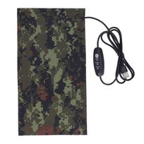 Elektrinis audinių šildytuvas anglies pluošto 3 pavarų USB maitinimo šaltinis DC5V drabužių šildymo padas 10x20cm/3.94x7.87in