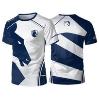 Liquid Team Komandos Uniformos CS:GO E-sporto varžybų treniruočių kostiumai vyrams sportiniai marškinėliai kvėpuojantys laisvalaikio dideli viršūnės marškinėliai M gray