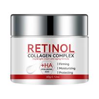 Retinol Lifting Firming Cream Collagen Smooth wrinkles Face Cream For Moisturizer Whitening Nourishing Brighten Skin Products 2PCS white