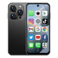 SOYES XS19 3G Mini išmanusis telefonas 3,88 colio HD MTK 2GB RAM 16GB ROM Dvi SIM kortelės Dvigubas budėjimo režimas 5MP galinė kamera 2000 mAh Android 10.0 Nešiojamas mobilusis telefonas juoda