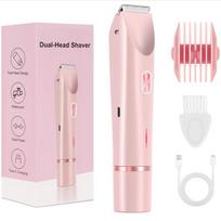 2025 Naujas švytinčios auros bikinio skustuvas, Glowshave 2-in-1 moteriškas kūno skustuvas