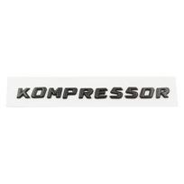 Automobilio 3D ABS KOMPRESSOR Logotipo Ženklelis Emblema Lipdukai Lipdukas C180 C200 C230 CLK200 SLK200 SLK230 CLS350 E300 SL350 18.8cm juoda