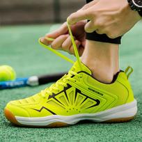 Unisex aukštos kokybės lauko rankinio bateliai vyrams, kvėpuojantys, profesionalūs badmintono bateliai moterims, lengvi treniruočių sportiniai bateliai 36 žalia