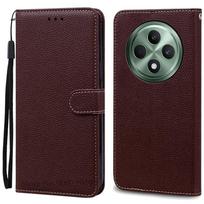 Dėklas Oppo Reno 12 FS 5G Piniginė Odinis Atlenkiamas Viršelis Oppo Reno 12F Dėklas Reno 12FS 12 F Reno12F Reno12 Fs Telefono Dėklas Fundas Reno 12FS (Reno 12F) kava