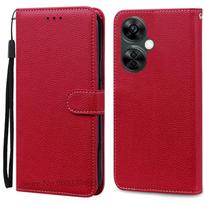 „Nord CE3“ dėklas, skirtas „OnePlus Nord CE 3 Lite 5G“ dėklui, magnetinis piniginės dėklas, skirtas „OnePlus Nord CE3 Lite“ dėklui, „Nord N30 5G“ telefono dėklas. Nord N30 5G tamsiai raudona spalva