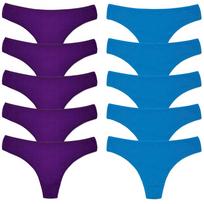 10 VNT./Rinkinys G-stringai Moteriški Drabužiai Apatiniai Patogūs Medvilniniai Moteriški Lingerie T-stringai Kelnaitės M