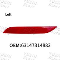 Skirta BMW E84 X1 2013 2014 2015 Automobilio Galinio Bamperio Stabdžių Žibintas Atšvaitas Lempa 63147314883 63147314884 Raudonas Lęšis Įspėjamoji Juosta