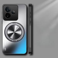 Dėklas Realme GT 7T GT7 Apsaugantis nuo smūgių Magnetinis Laikiklis Matinis Kietas Telefono Dėklas Realme Neo 7X Neo7 SE Apvalkalo Dėklai Realme Neo7 pilka