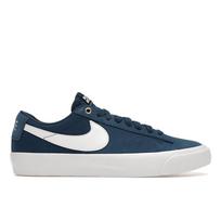 Nike Zoom Blazer Low Pro GT SB Teisingai Mėlynos Unisex Sportbačiai Guminiai-Šviesiai Rudi Balti DC7695-401 36.5
