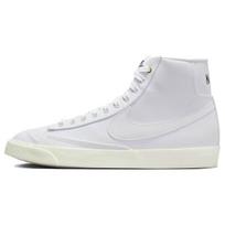 Nike Blazer Mid 77 Drobė Balta Kreminė Moteriški Sportbačiai Juodi DX5550-100 35.5