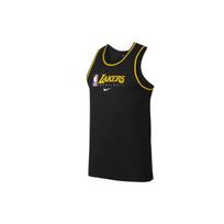Nike NBA Dri-Fit Los Angeles Lakers Krepšinio marškinėliai Vyriški Viršutiniai drabužiai Juodi BQ9344-010 S black