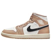 Air Jordan 1 Mid Desert Moteriški sportbačiai Rudo-Smėlio spalvos, Balti, Juodi BQ6472-103 36.5