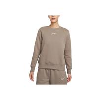 Nike Sportswear Phoenix Fleece Puloveris Ilgomis Rankovėmis Megztinis Moteriški Viršutiniai Drabužiai Ruda DQ5752-233 S