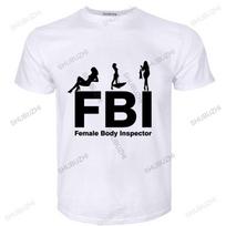 Juokingi marškinėliai FBI Moterų Kūno Tikrintojų Klubas Marškinėliai Juokingi Marškinėliai Hip Hopas Vyriški Marškinėliai Streetwear M blue