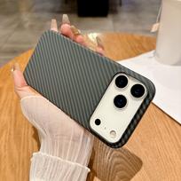 Prabangus anglies pluošto magnetinis įkrovimo apsaugos telefono dėklas iPhone 17 16 Pro Max Samsung S25 S24 Plus S23 S22 A16 A56 A55 Xiaomi 15 Ultra kietas dėklas iPhone 16