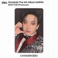 Stray Kids 4-asis albumas Karma BDM POB nuotraukos kortelė KPOP K-POP SKZ Changbin